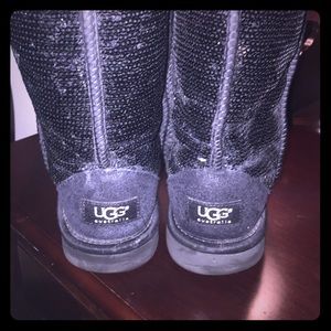 LAST CALL Black Sequined Uggs
