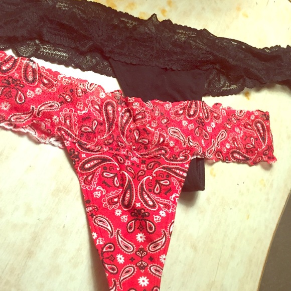 Victoria's Secret Large PINK thong panty bundle