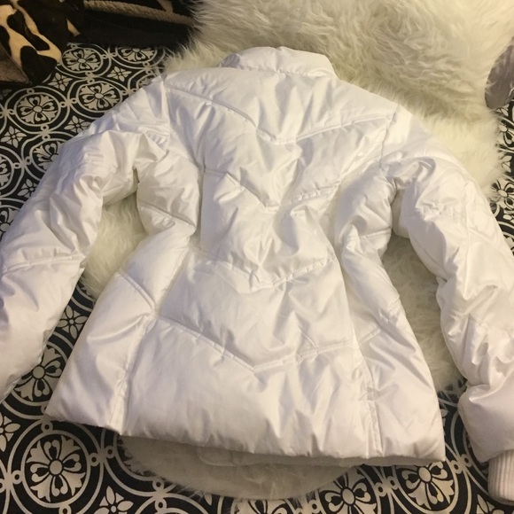 GAP New Polyester/Nylon XS White Jacket - Picture 3 of 4