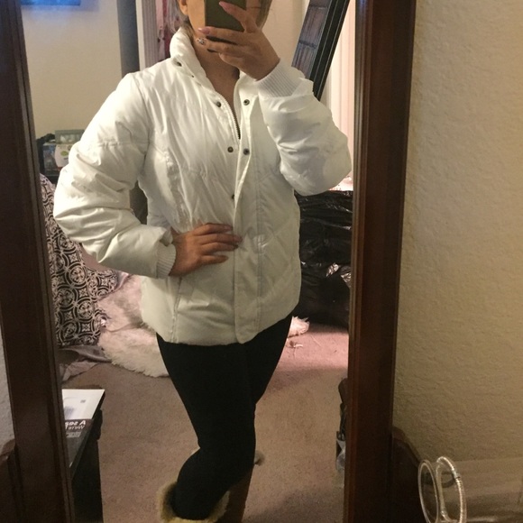 GAP New Polyester/Nylon XS White Jacket - Picture 4 of 4
