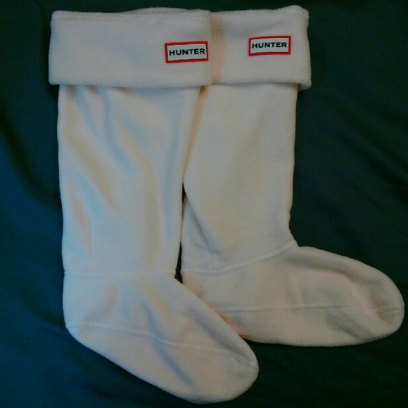 Hunter Boots Fleece Liner Socks Lt Pink Sz M (5-7)