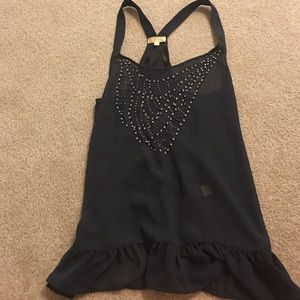 Pins and needles beaded top