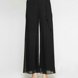Petite Alex Evenings wide leg pants