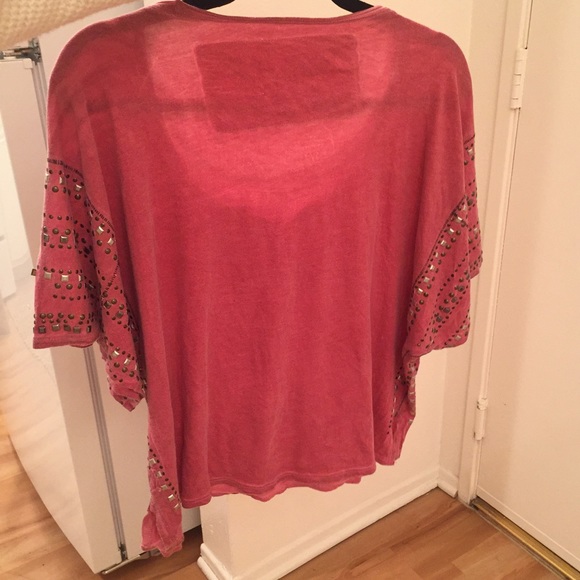 ROBIN'S JEANS BAGGY STUDDED TEE IN XS - Picture 2 of 4