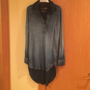 Long ombré shirt free people small