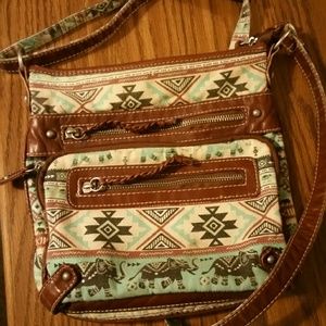 Aztec Cross Body Purse