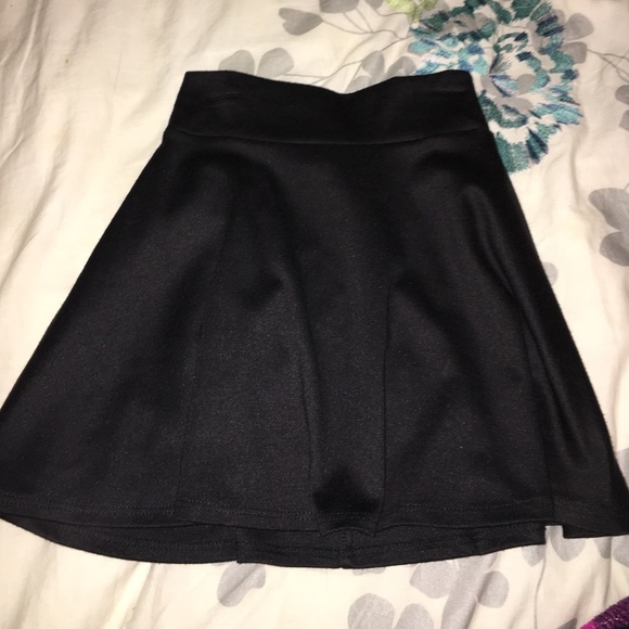 Black skater skirt from Tillys