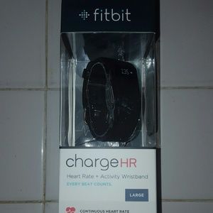 ??New??Large Black Fit Bit Charge HR