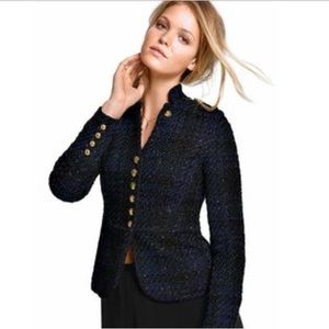 Victoria's Secret tweed military jacket