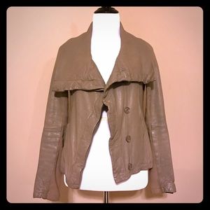 All Saints Kadian Leather Moto Jacket