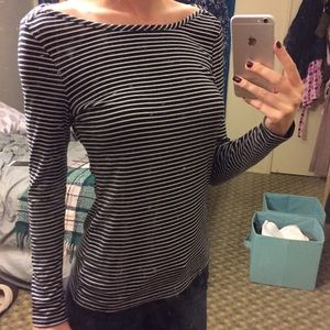 Classy, striped, boat beck long sleeve