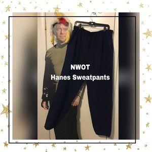 👱🏼NWOT HANES Men's sweatpants w/ Pockets 👱🏼