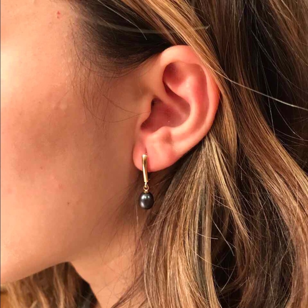 pearl earrings