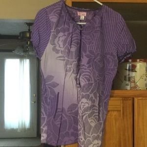 Koi Scrub Top