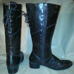 Riding boots dark brown