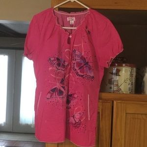 Koi Scrub Top