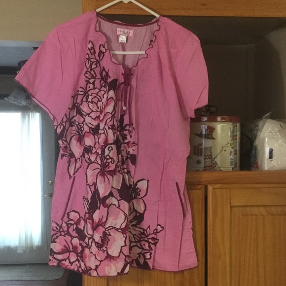 Koi Scrub Top