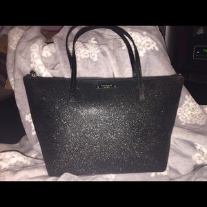Black Sparkle Kate Spade Purse