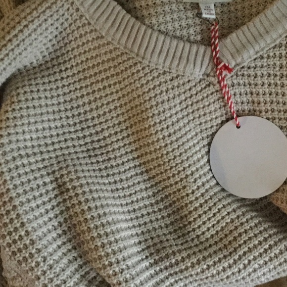 🎉HP🎉Plus Size Waffle Knit Oversized V-neck Tunic - Picture 3 of 4