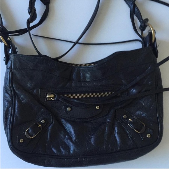 Balenciaga Black Cross Body Bag