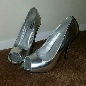 Charlotte Russe Peep Toe Pumps