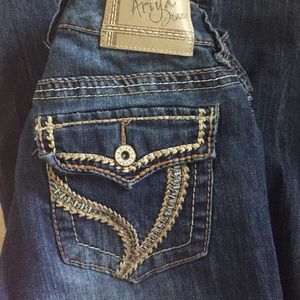 Ariya jeans 7/8 inseam 32 very cute boot leg