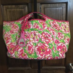 Lilly Pulitzer beach cooler bag