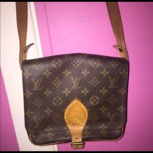 Vintage Louis Vuitton crossbody messenger bag