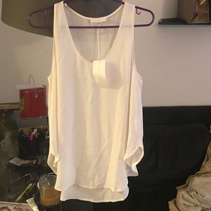 BNWT lush ivory tank top sz M