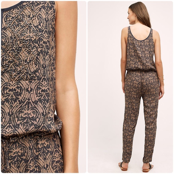NWT Chione Jumpsuit Size LP Anthropologie - Picture 2 of 3