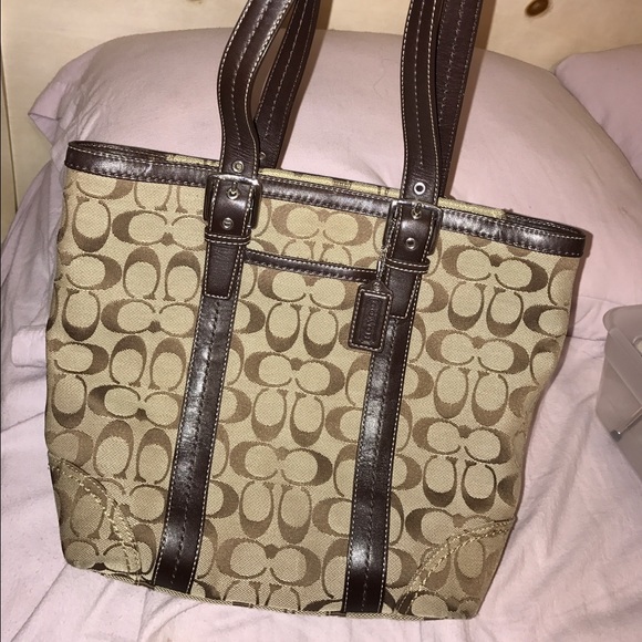Coach logo purse