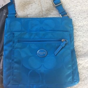Coach Getaway Signature Nylon File Bag