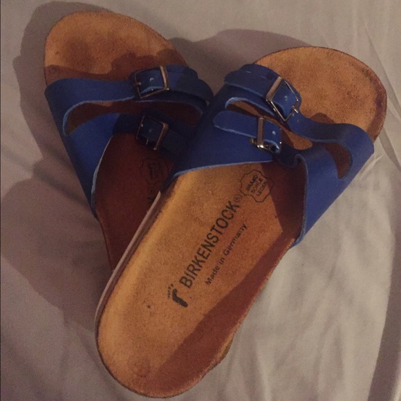 Blue Vintage Birkenstocks
