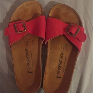 Red Vintage Birkenstocks