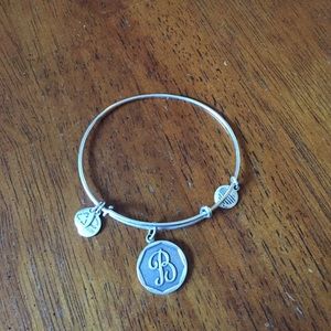 Alex and Ani letter "B" bracelet.
