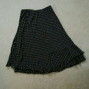 Notations midi skirt