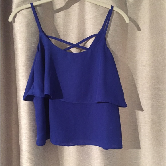 Royal blue tank top