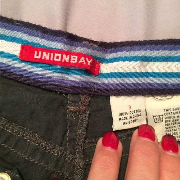 ***Lowest Price***Union Bay black cargo shorts NWT