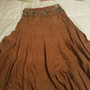 Western long skirt