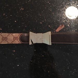 GUCCI BOW BELT