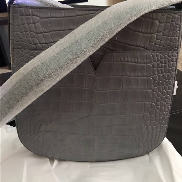 Vince Croc Crossbody Bag