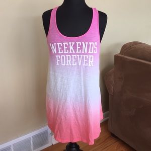 Pink VS Weekend Forever Sleeveless Top S