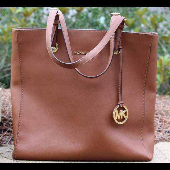 Michael Kors Handbags - Michael Kors Brown Leather Tote