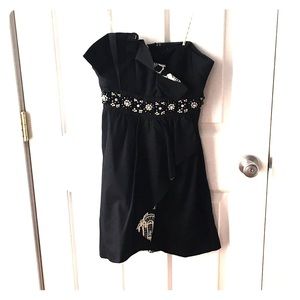 EUC Lilly Pulitzer Crystal Dress Black Size 4