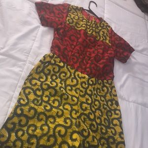 Custom African Print Jumpsuit