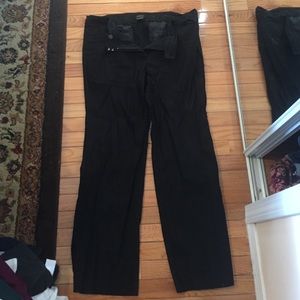 Black signature trousers