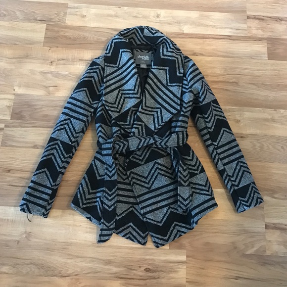 Black and White Peacoat