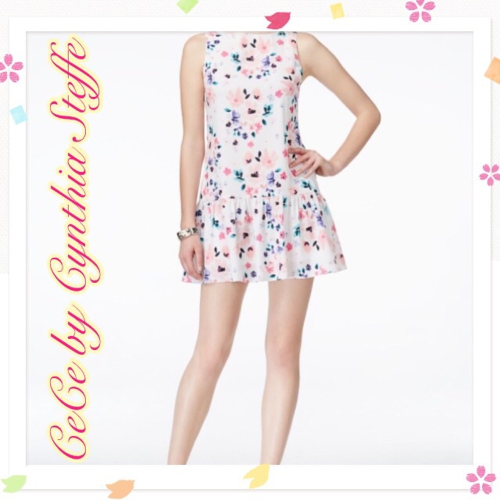 🎉SALE🎉NWOT CeCe by Cynthia Steffe Floral Dress👗