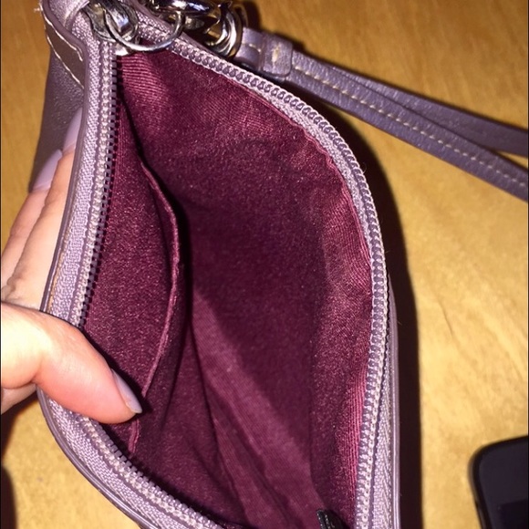 Coach silver metallic wristlet - Picture 3 of 3