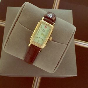 MICHELE pave diamond watch